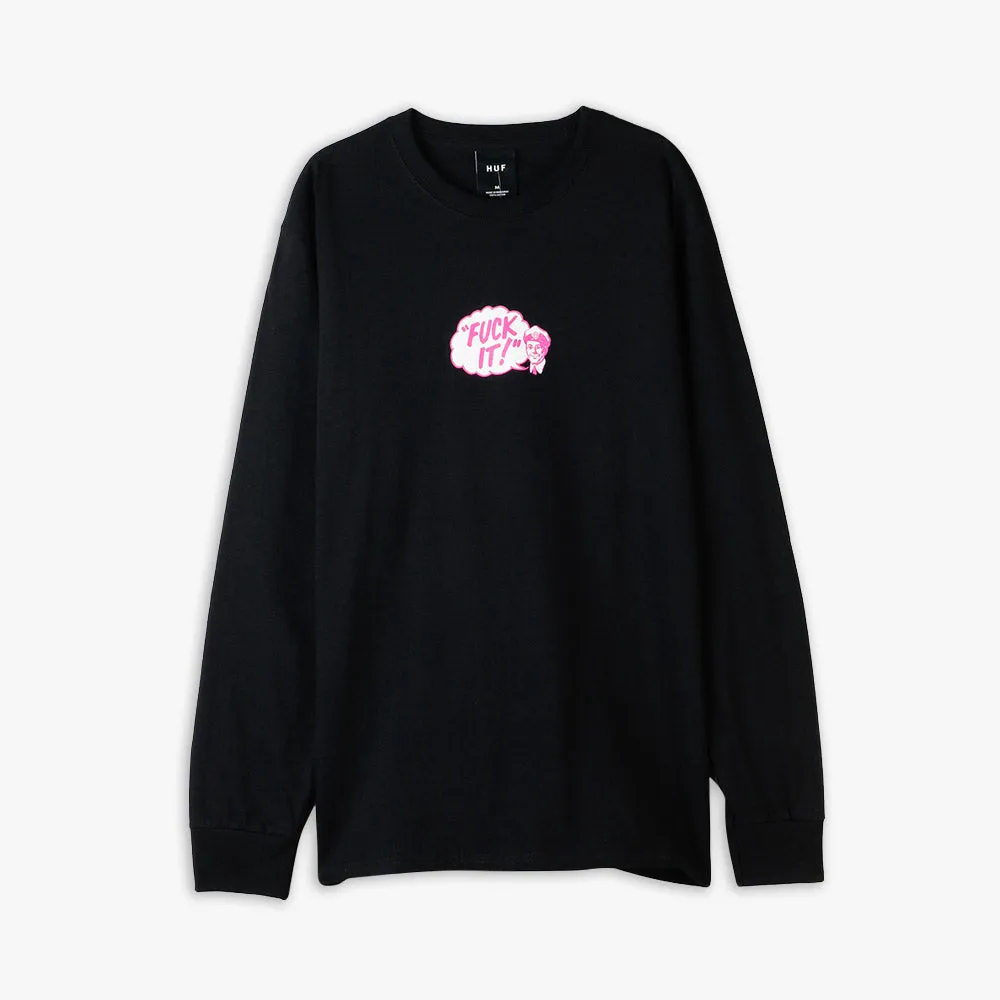 HUF Special Delivery Long Sleeve T-shirt / Black sold by Livestock