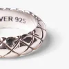 MAPLE Quilted Band Ring / Silver .925 sold by Livestock