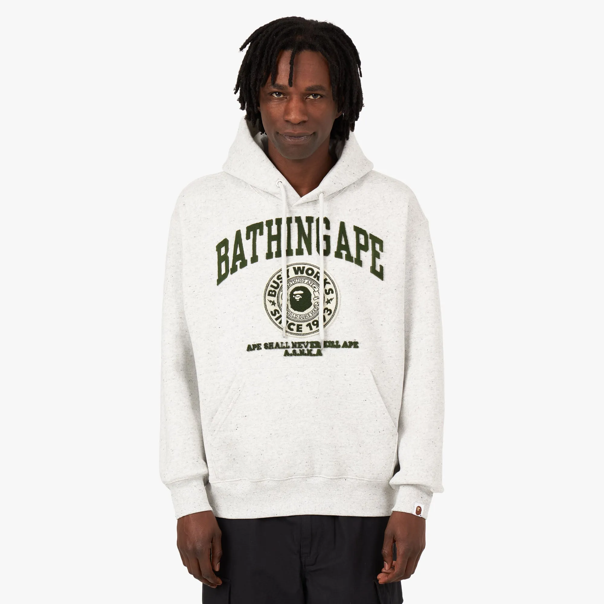 トップス BITMAP COLLEGE PULLOVER HOODIE BAPE Bitmap College Pullover Hoodie Black Men's - SS25 - US
