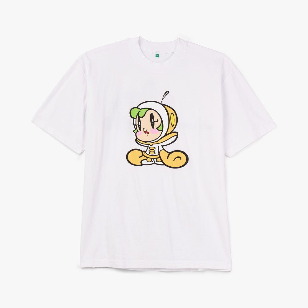 b.Eautiful Milk Chan T-shirt / White sold by Livestock product image thumbnail 4