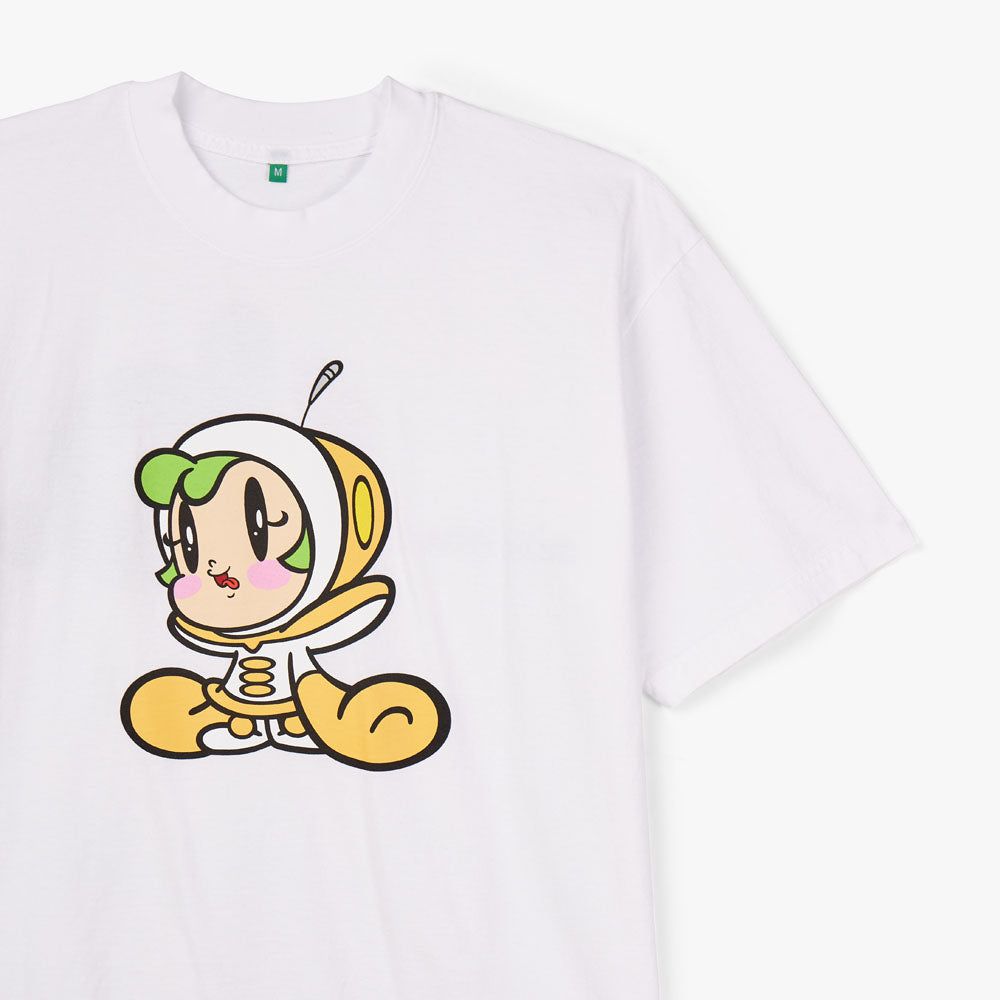 b.Eautiful Milk Chan T-shirt / White sold by Livestock product image thumbnail 6