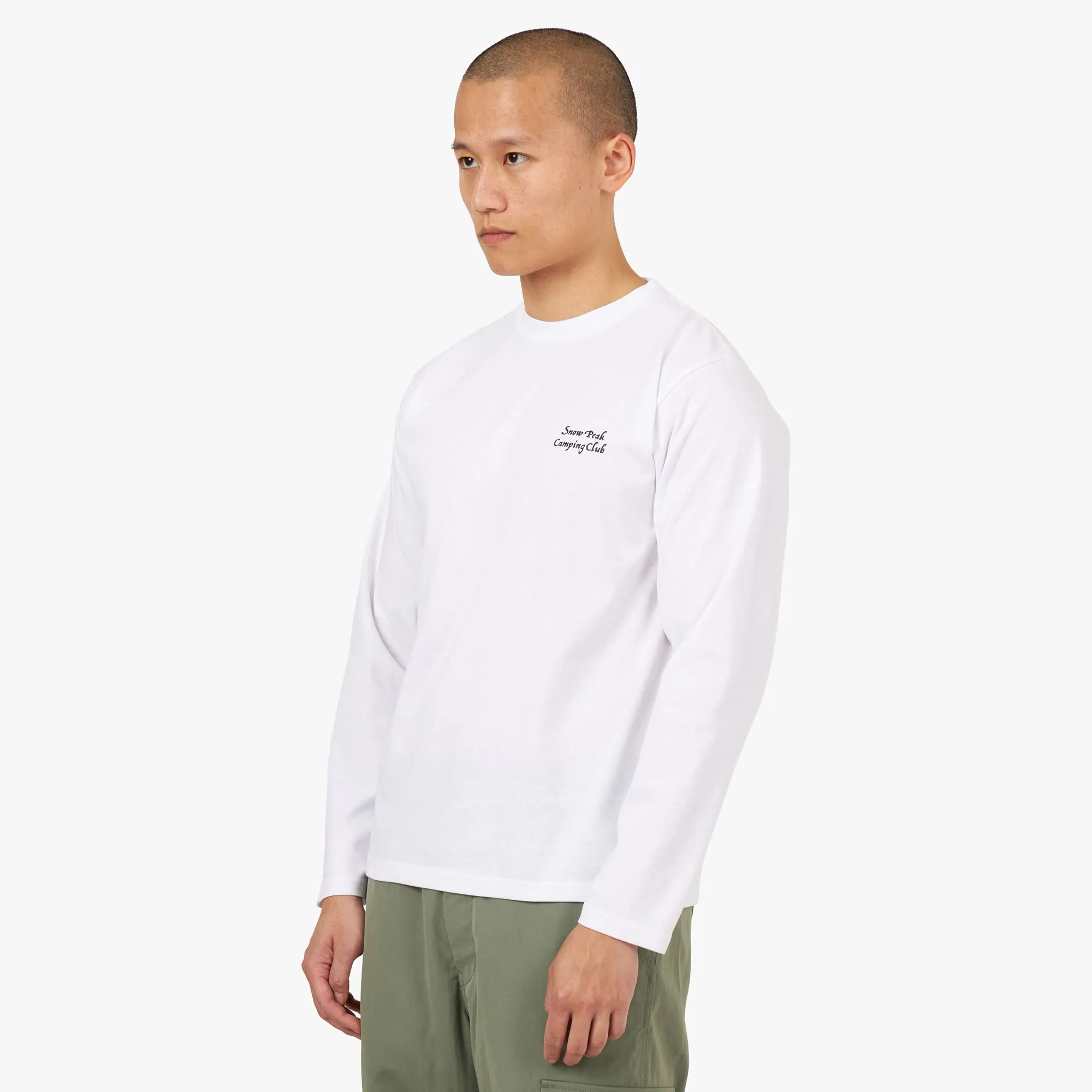 Snow Peak Camping Club Long Sleeve T-shirt / White sold by Livestock product image thumbnail 2