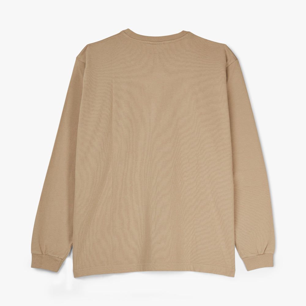 Good Morning Tapes LSD World Peace Dinosaur Long Sleeve T-Shirt / Sand sold by Livestock product image thumbnail 7