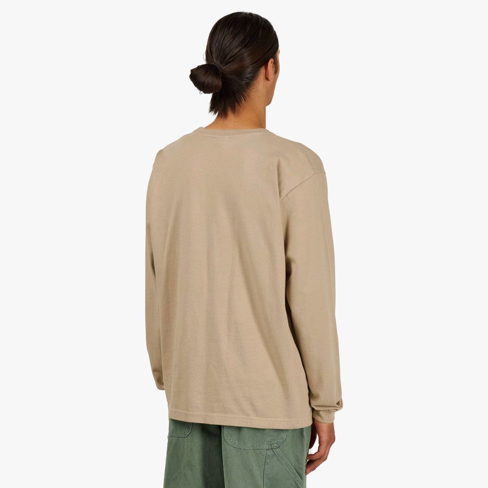 Good Morning Tapes LSD World Peace Dinosaur Long Sleeve T-Shirt / Sand sold by Livestock product image thumbnail 3