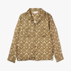 Honor The Gift Floral Long Sleeve Button-Up / Olive sold by Livestock