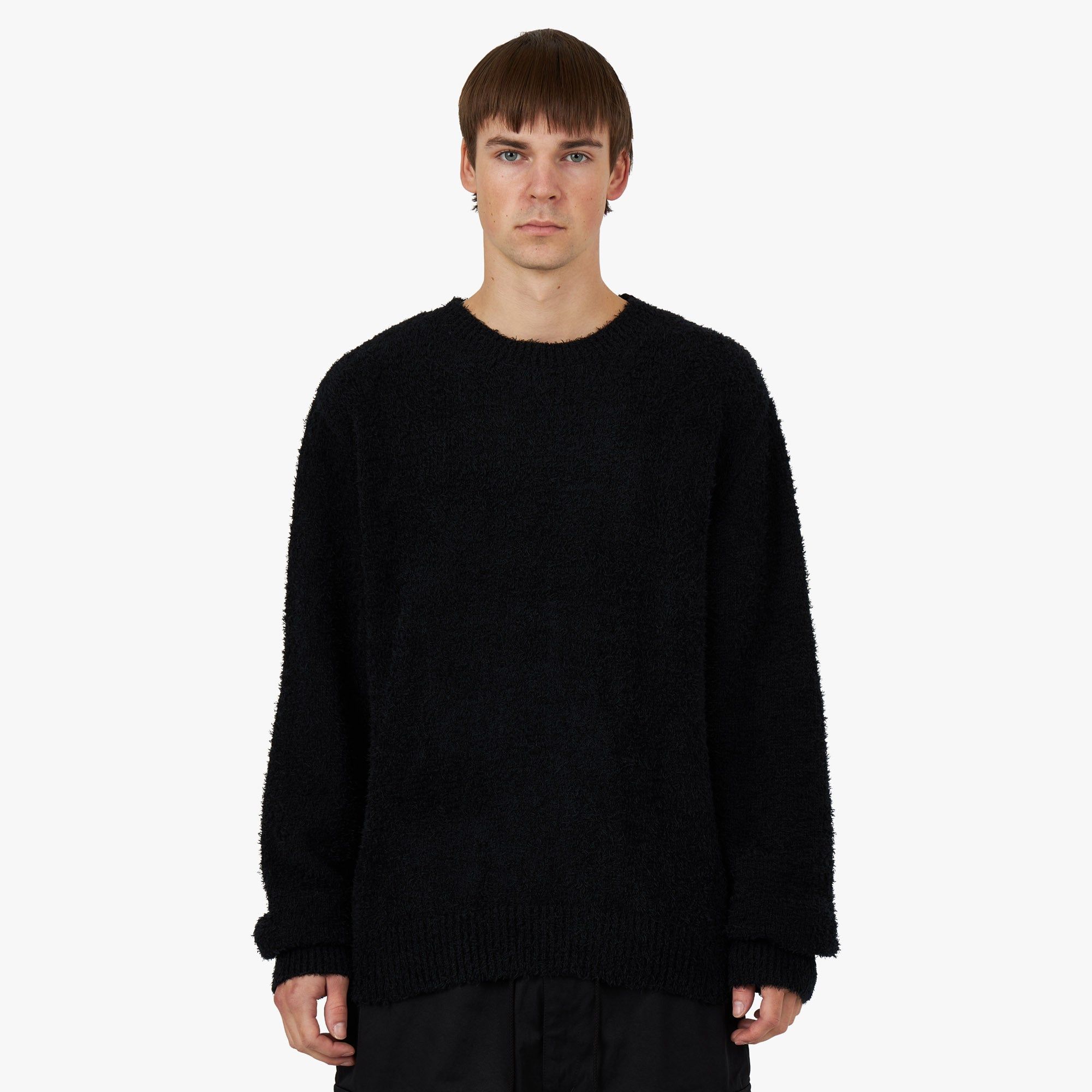 mfpen Furry Sweater / Black sold by Livestock