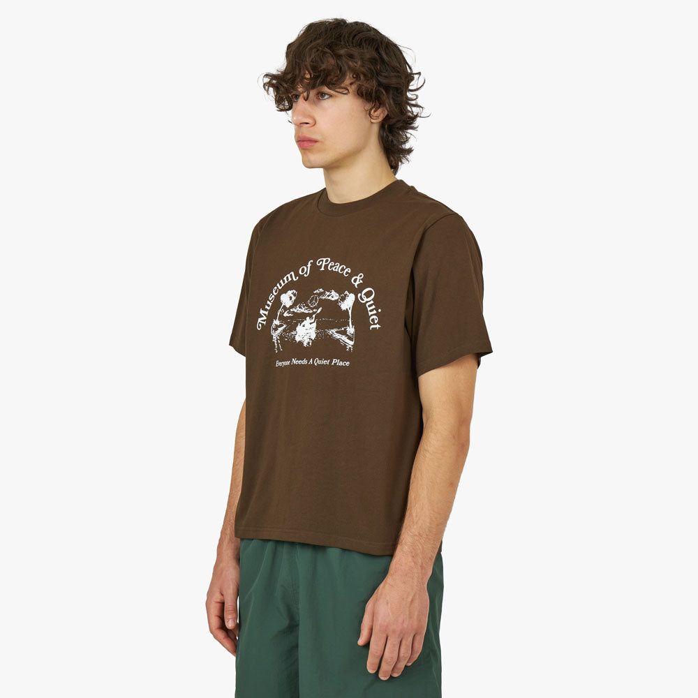 Museum Of Peace & Quiet Quiet Place T-Shirt / Brown sold by Livestock product image thumbnail 2