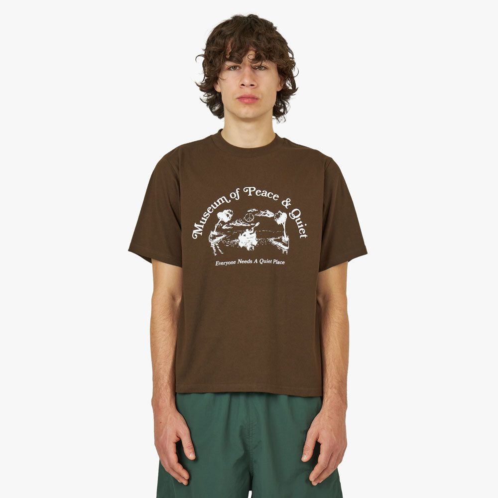 Museum Of Peace & Quiet Quiet Place T-Shirt / Brown sold by Livestock
