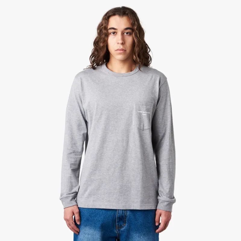 COMME des GARÇONS HOMME Pocket Long Sleeve T-shirt / Grey made by Livestock