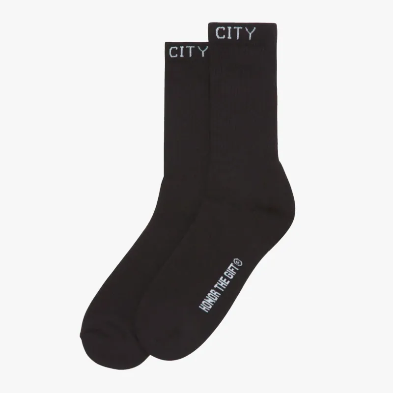 Honor The Gift Inner City Rib Socks / Black sold by Livestock