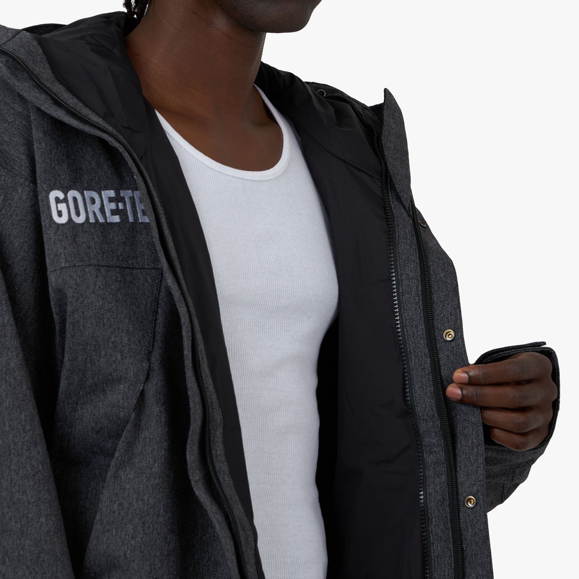 The North Face GTX Mountain Jacket / TNF Black Denim sold by Livestock product image thumbnail 5