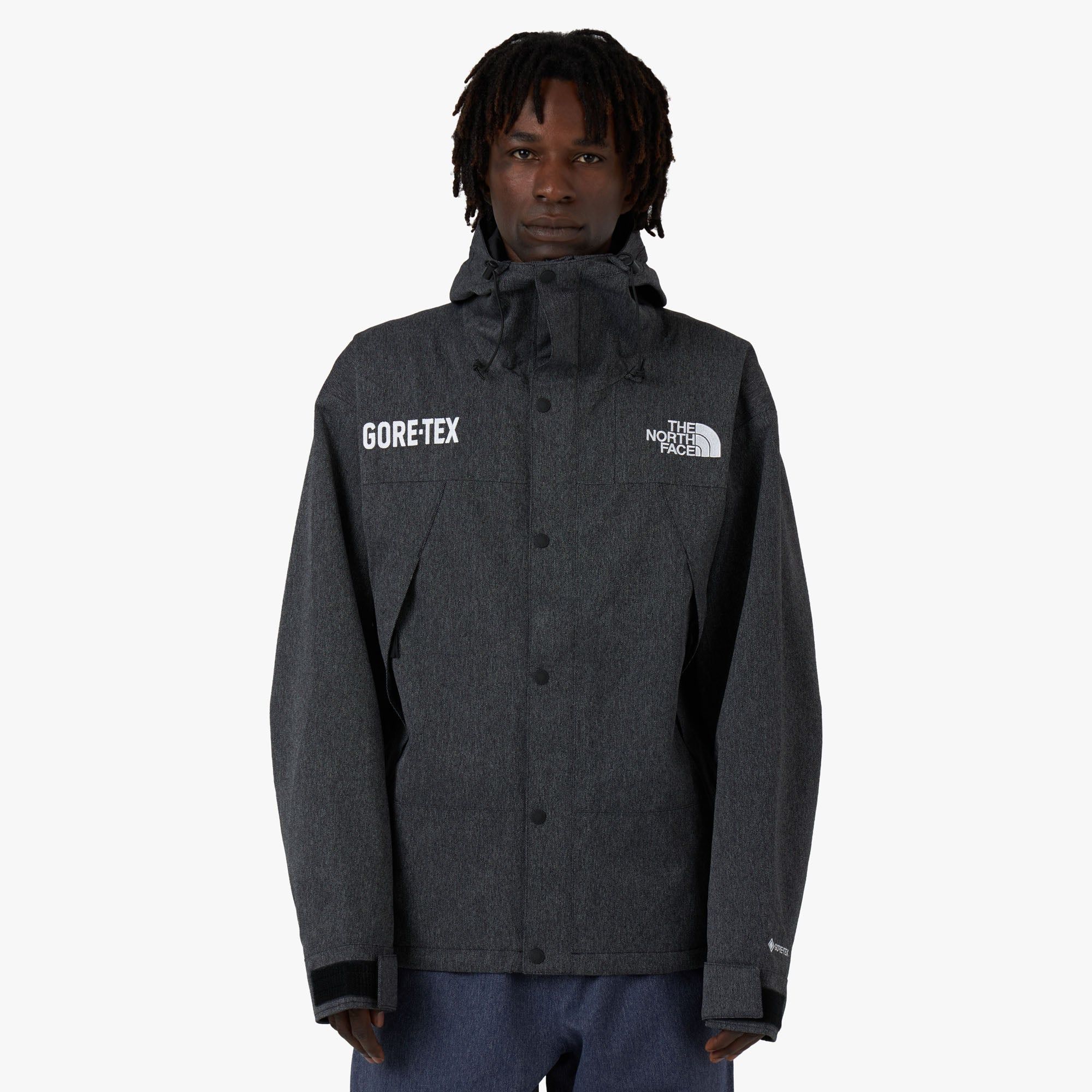 The North Face GTX Mountain Jacket / TNF Black Denim sold by Livestock