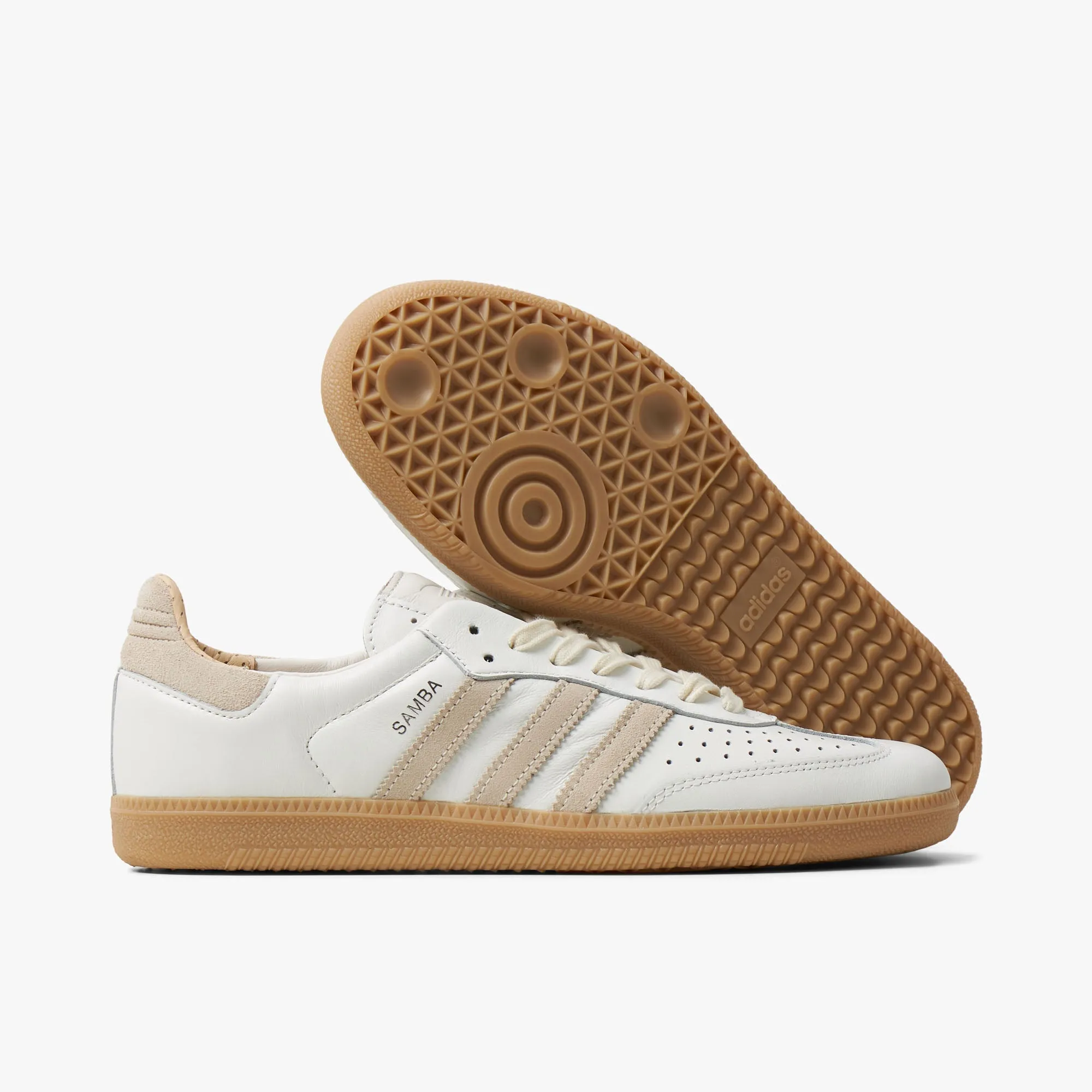adidas Originals Samba OG Core White / Wonder White - Magic Beige sold by Livestock product image thumbnail 2