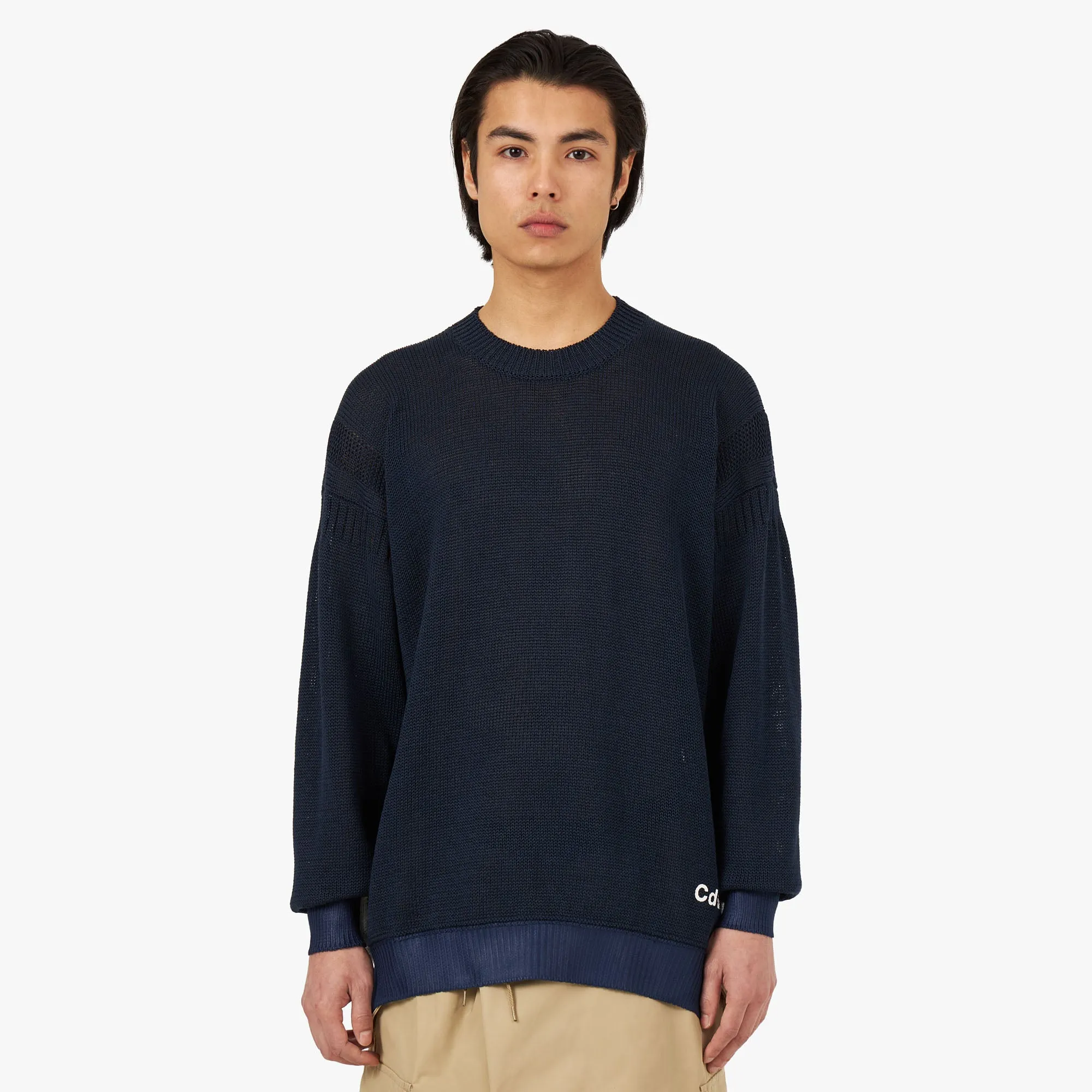 COMME des GARÇONS Homme Gima Jersey / Navy sold by Livestock