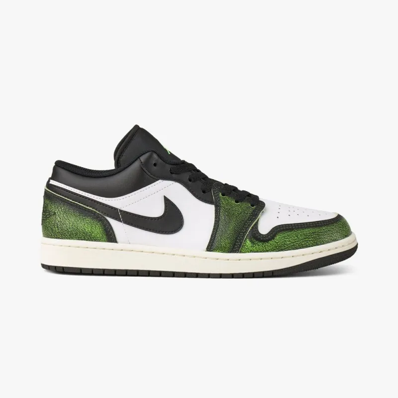 Jordan 1 Low SE Black / Electric Green - White sold by Livestock