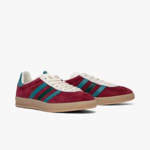adidas Originals Gazelle Indoor Collegiate Burgundy / Arctic Fusion - Collegiate Green sold by Livestock