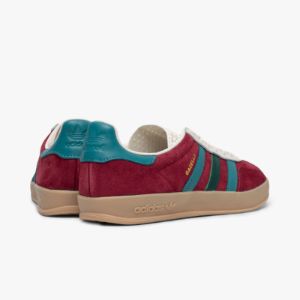 adidas Originals Gazelle Indoor Collegiate Burgundy / Arctic Fusion - Collegiate Green sold by Livestock