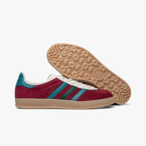 adidas Originals Gazelle Indoor Collegiate Burgundy / Arctic Fusion - Collegiate Green sold by Livestock