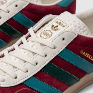 adidas Originals Gazelle Indoor Collegiate Burgundy / Arctic Fusion - Collegiate Green sold by Livestock