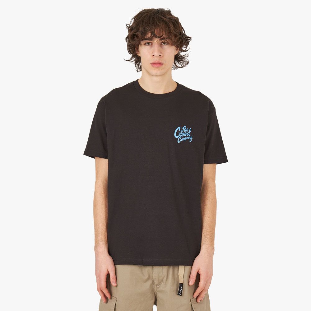 The Good Company Good Time Tee Black / Blue sold by Livestock