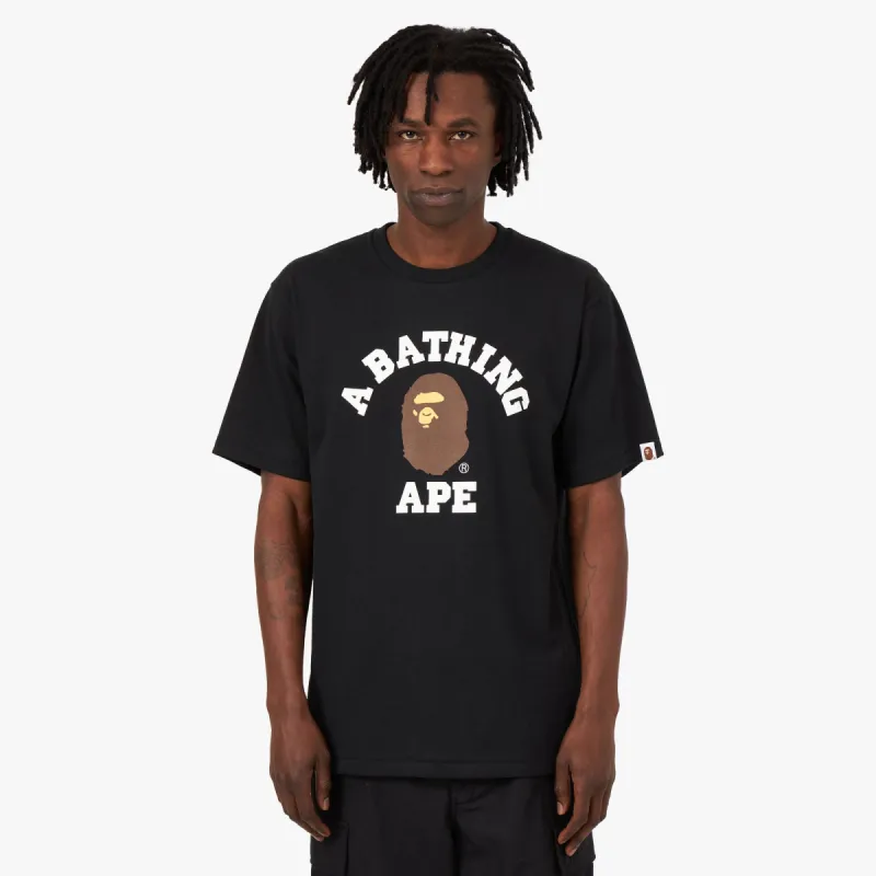 BAPE College T-shirt / Black sold by Livestock