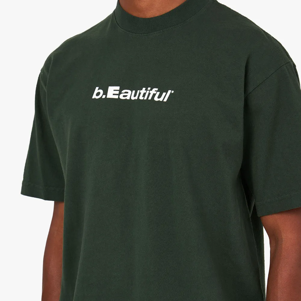 b.Eautiful Logo T-shirt / Green sold by Livestock product image thumbnail 4