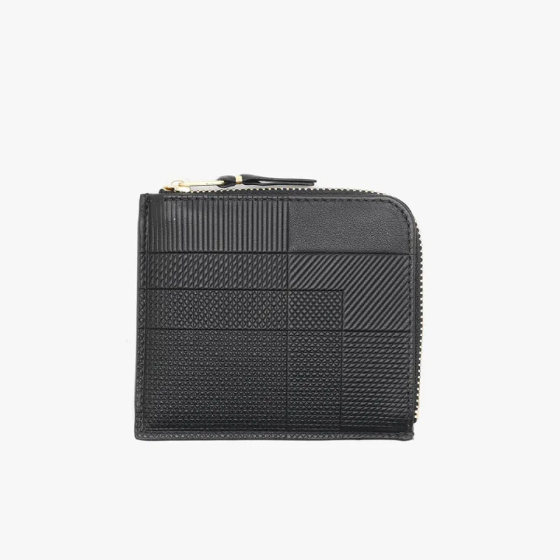 COMME des GARCONS WALLET Intersection Half Zip Wallet / Black sold by Livestock