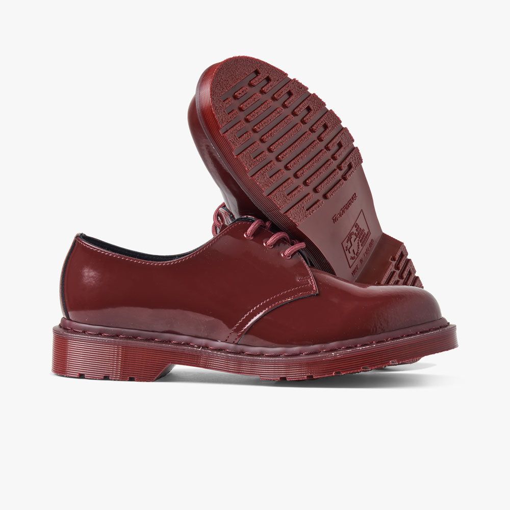 Dr. Martens Made in England 1461 Mono Oxford / Oxblood Patent Lamper sold by Livestock product image thumbnail 2