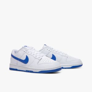 Nike Dunk Low Retro White / Hyper Royal sold by Livestock