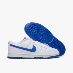 Nike Dunk Low Retro White / Hyper Royal sold by Livestock