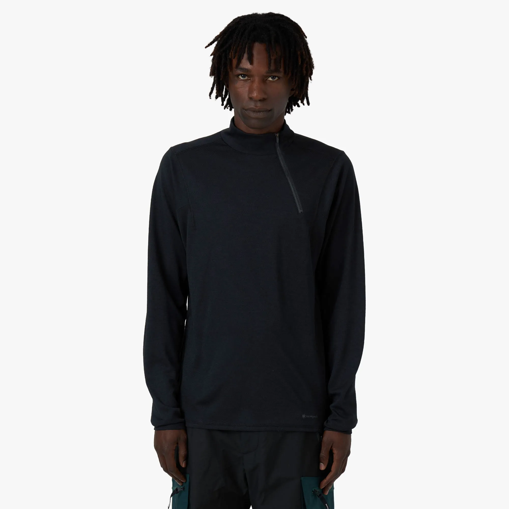 Snow Peak Recycled Pe/Wo Half Zip Pullover / Black sold by Livestock