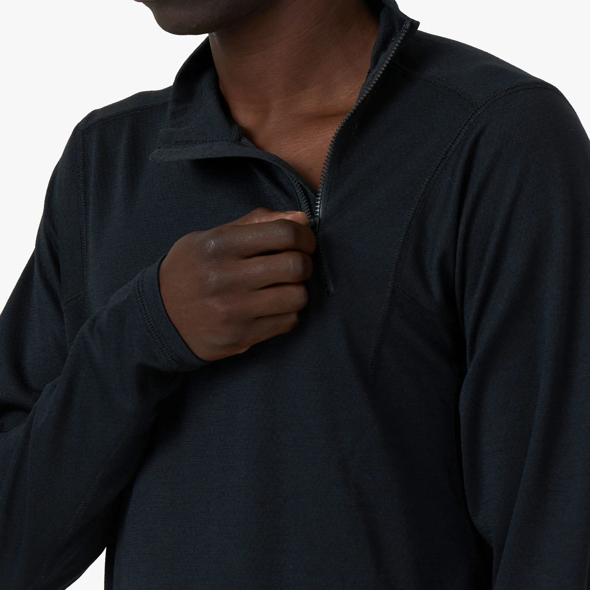 Snow Peak Recycled Pe/Wo Half Zip Pullover / Black sold by Livestock product image thumbnail 5