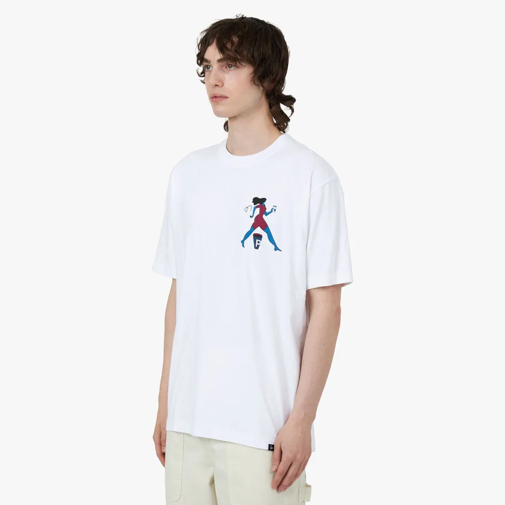 by Parra Questioning T-shirt / White sold by Livestock product image thumbnail 2