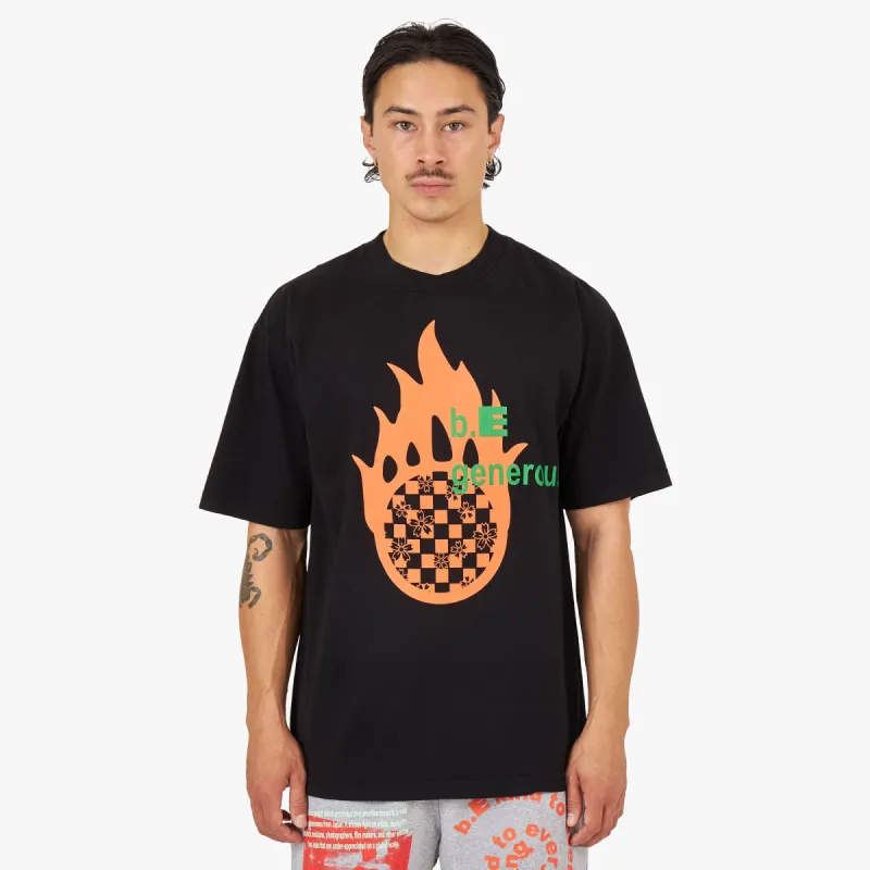 b.Eautiful b.E Generous T-shirt / Black sold by Livestock