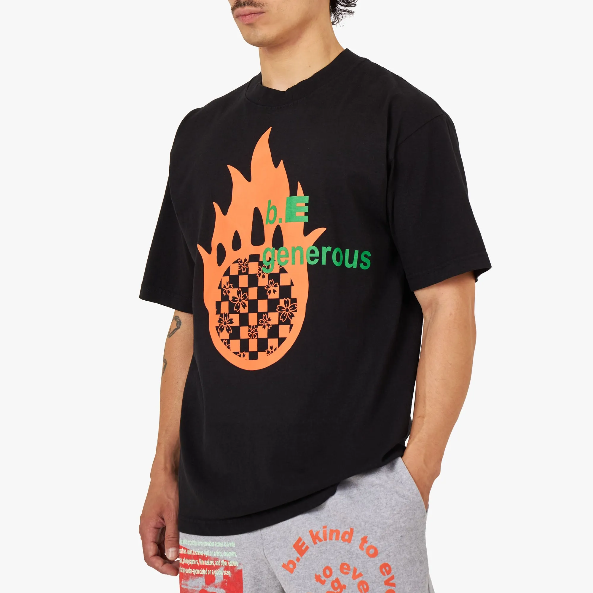 b.Eautiful b.E Generous T-shirt / Black sold by Livestock product image thumbnail 4