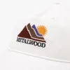 Metalwood Sunshine 5-Panel Rope Hat / White sold by Livestock