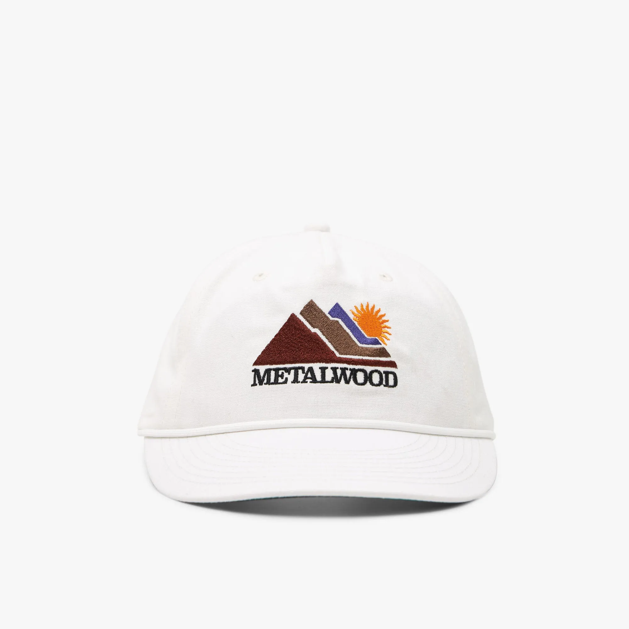 Metalwood Sunshine 5-Panel Rope Hat / White sold by Livestock product image thumbnail 2