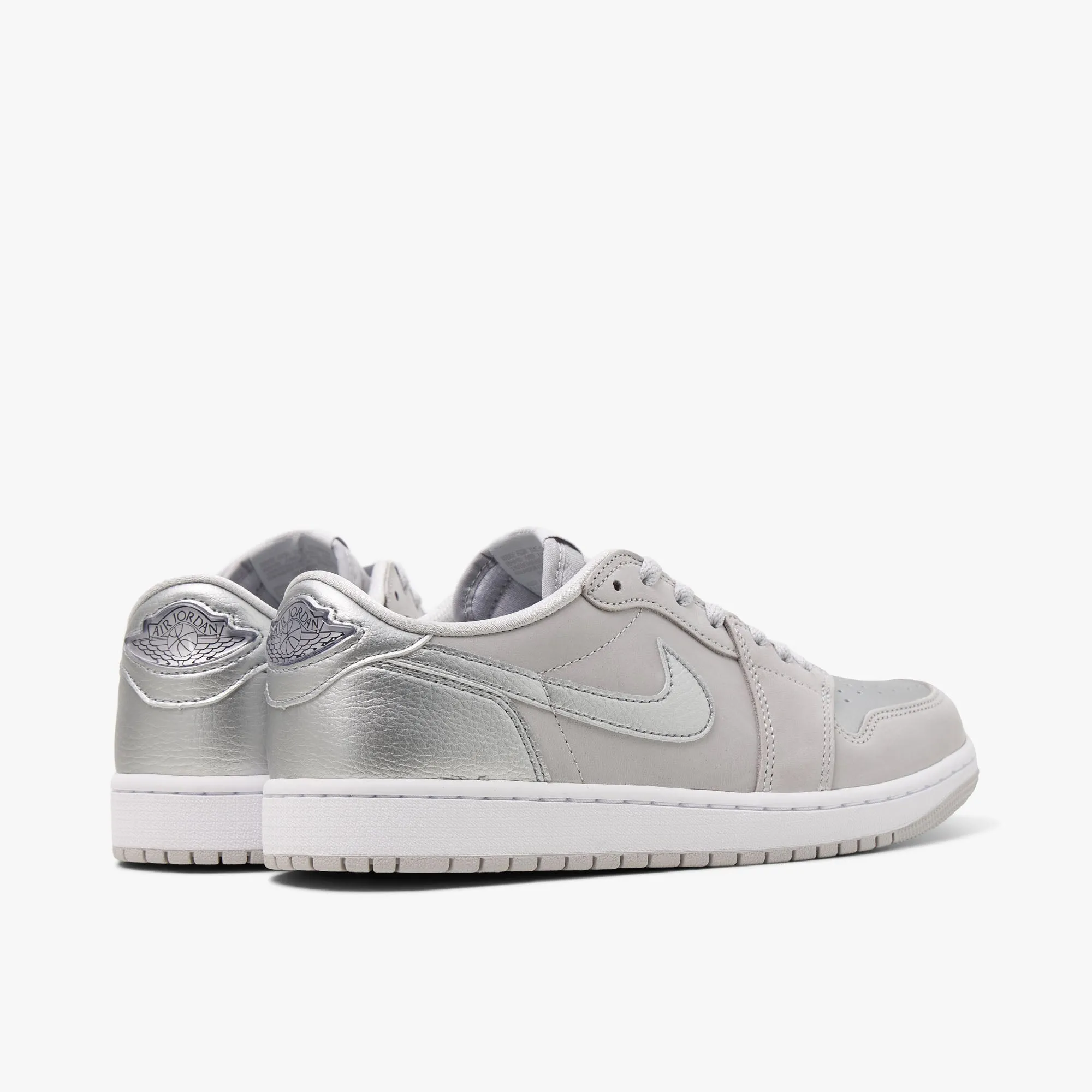 Jordan 1 Retro Low OG Neutral Grey / Metallic Silver - White sold by Livestock product image thumbnail 4