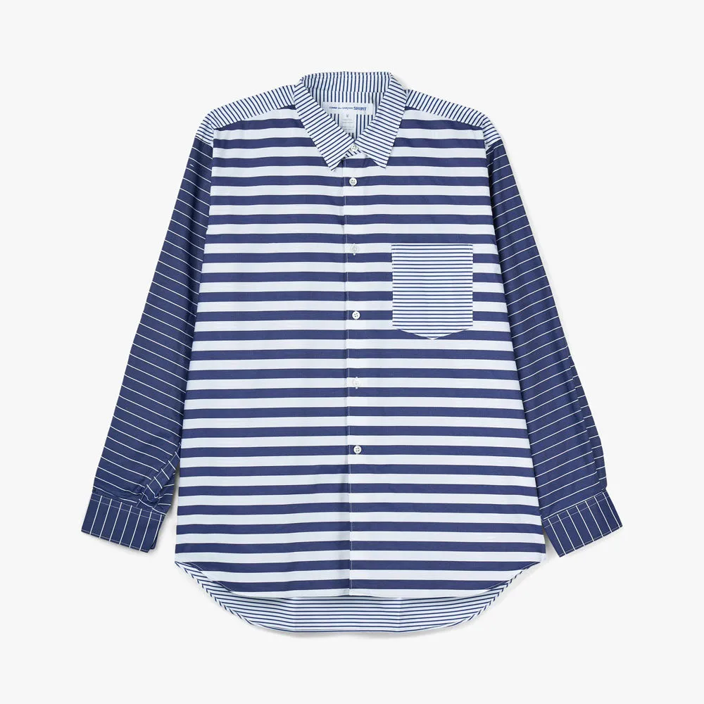 COMME des GARÇONS SHIRT Yarn Dyed Stripe Poplin Shirt / Stripe 1 sold by Livestock product image thumbnail 4