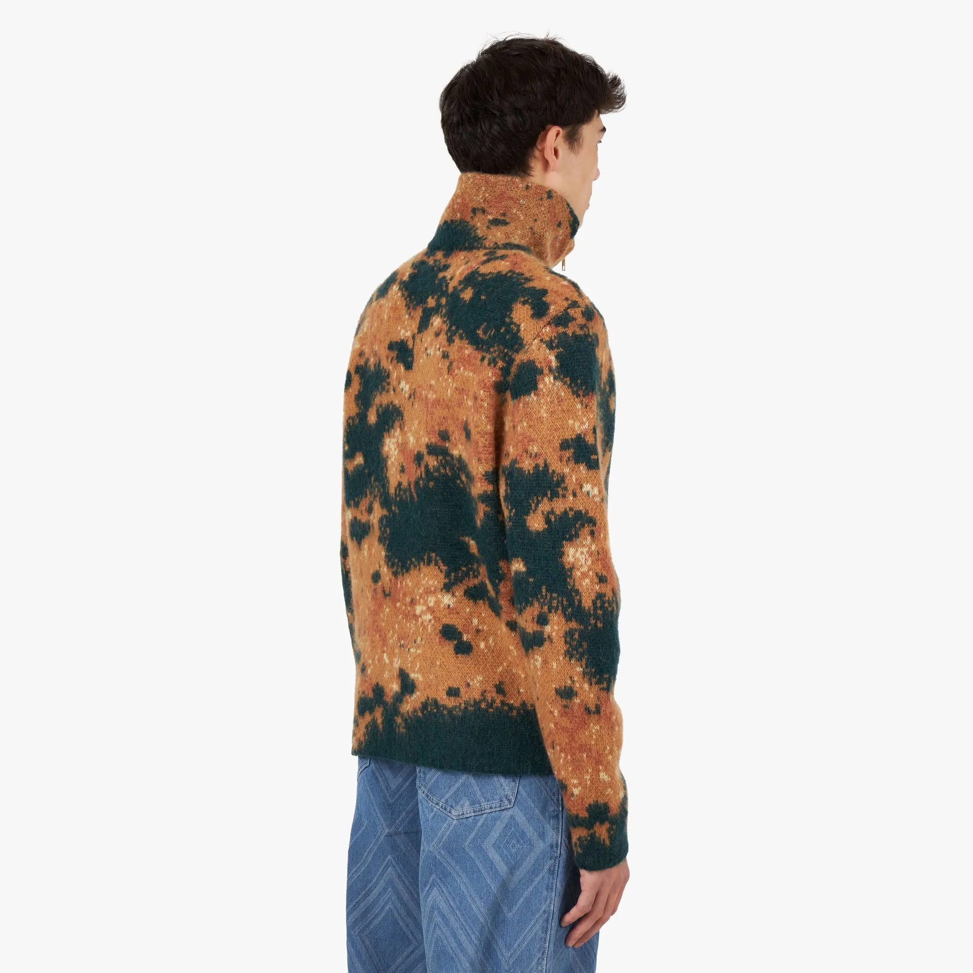 Adidem Asterisks Mohair Quarter Zip / Guava sold by Livestock product image thumbnail 3