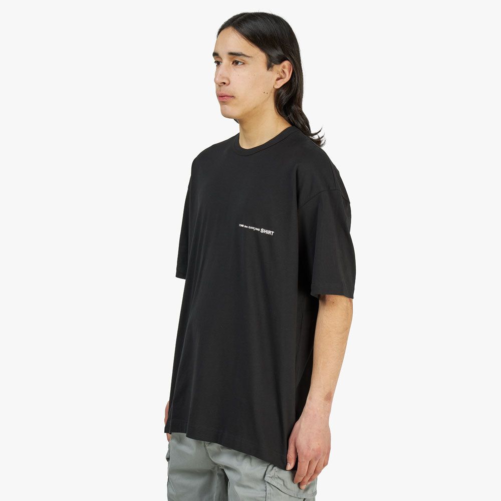 COMME des GARÇONS SHIRT Oversized Logo T-shirt / Black sold by Livestock product image thumbnail 2