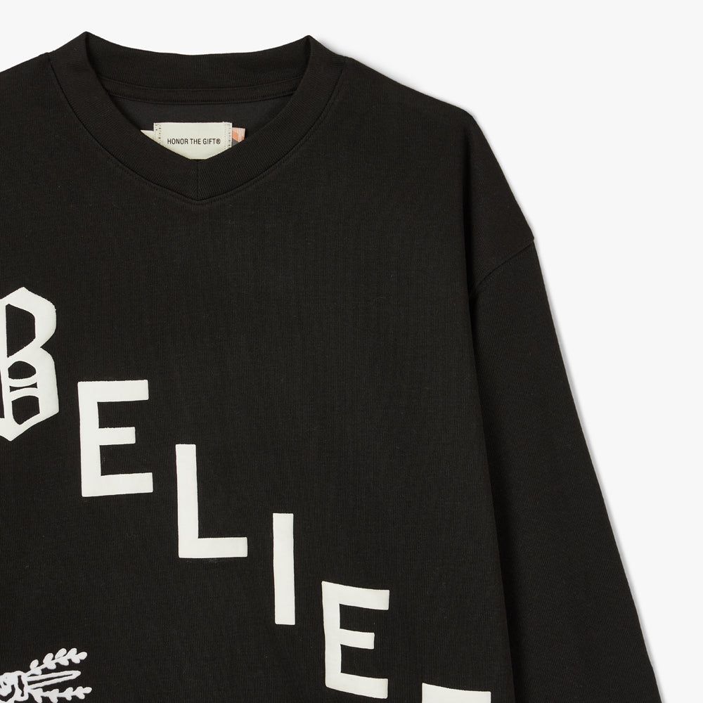 Honor The Gift Belief LS Tee / Black sold by Livestock product image thumbnail 6