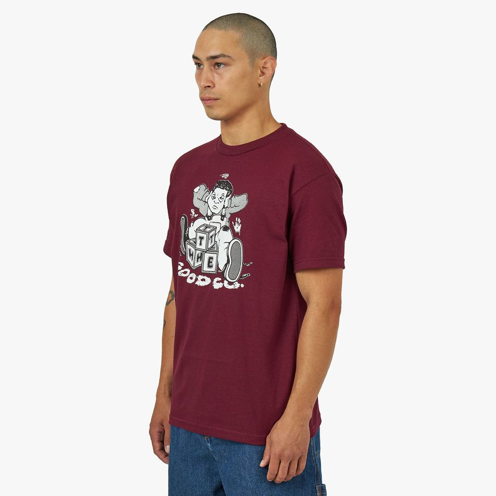 The Good Company Def Tee / Burgundy sold by Livestock product image thumbnail 2