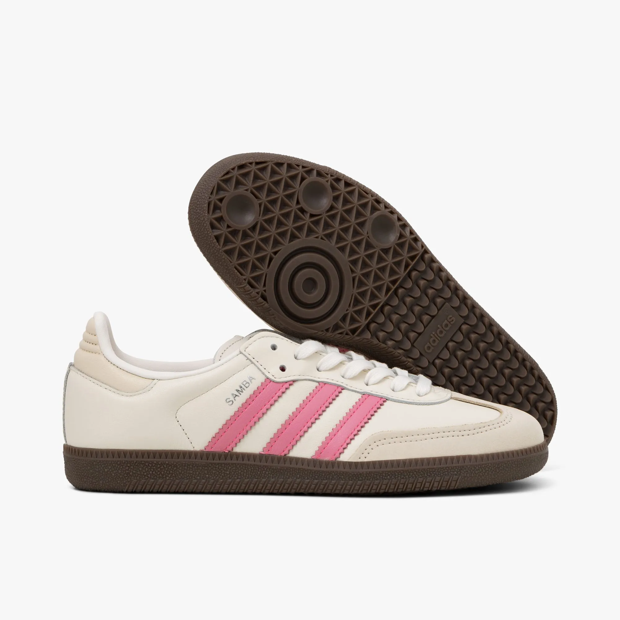 adidas Originals Women's Samba OG Cloud White / Lucid Pink - Wonder White sold by Livestock product image thumbnail 2