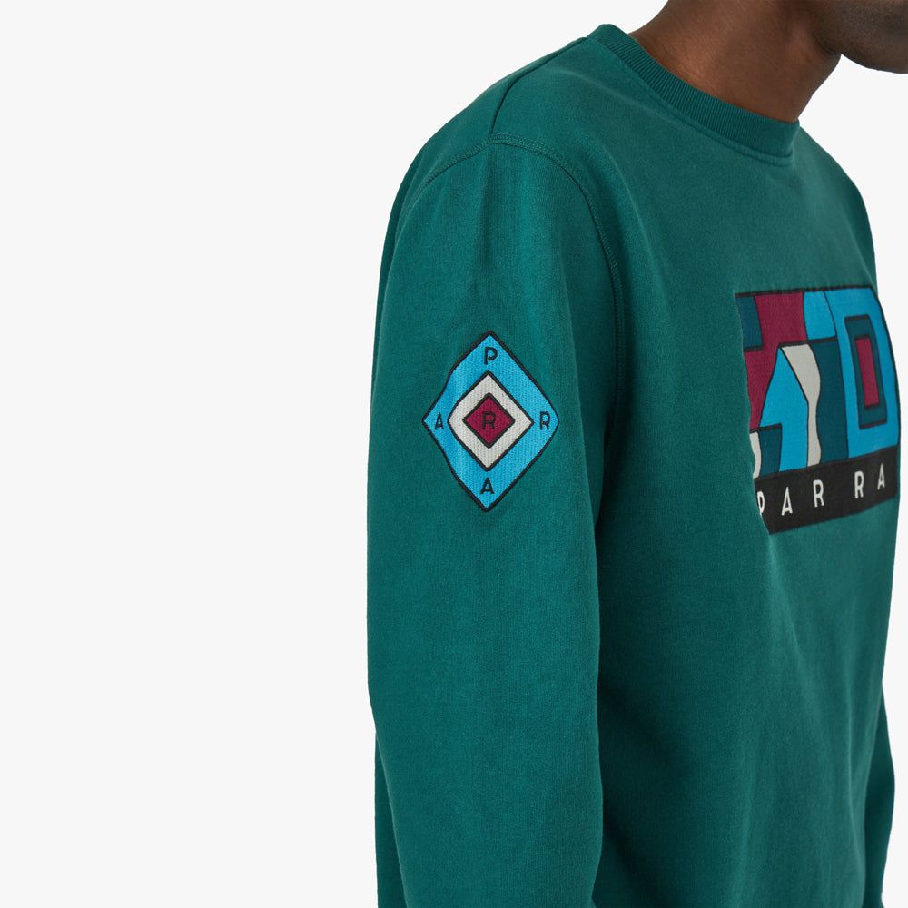 by Parra Blockhaus Crewneck / Pine Green sold by Livestock product image thumbnail 5