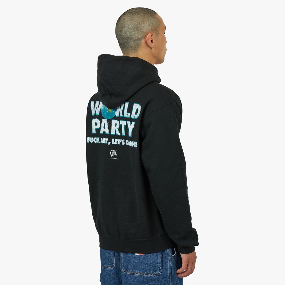The Good Company World Party Pullover Hoodie / Black sold by Livestock product image thumbnail 3