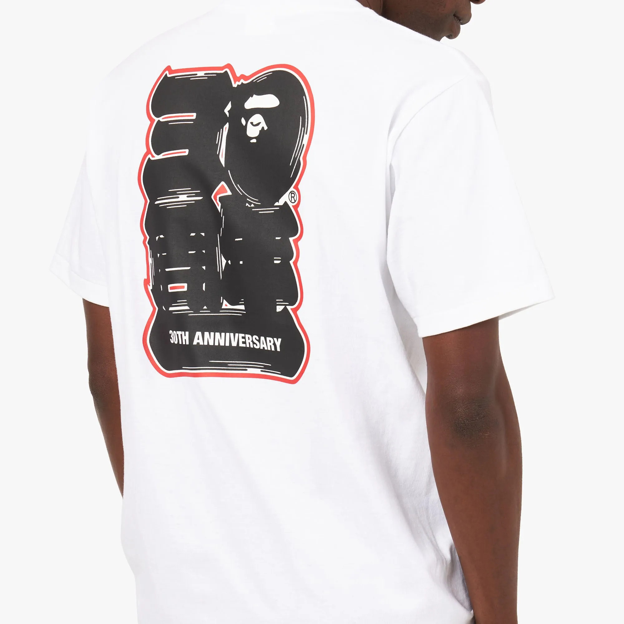 BAPE 30th Anniversary Ape Head T-shirt White / Green sold by Livestock product image thumbnail 5