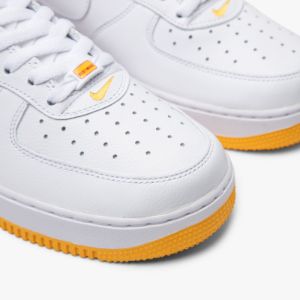 Nike Air Force 1 Low Retro QS White / White - University Gold sold by Livestock