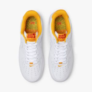 Nike Air Force 1 Low Retro QS White / White - University Gold sold by Livestock