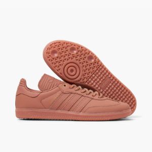 adidas Originals x Pharrell Williams Humanrace Samba / Terracotta sold by Livestock